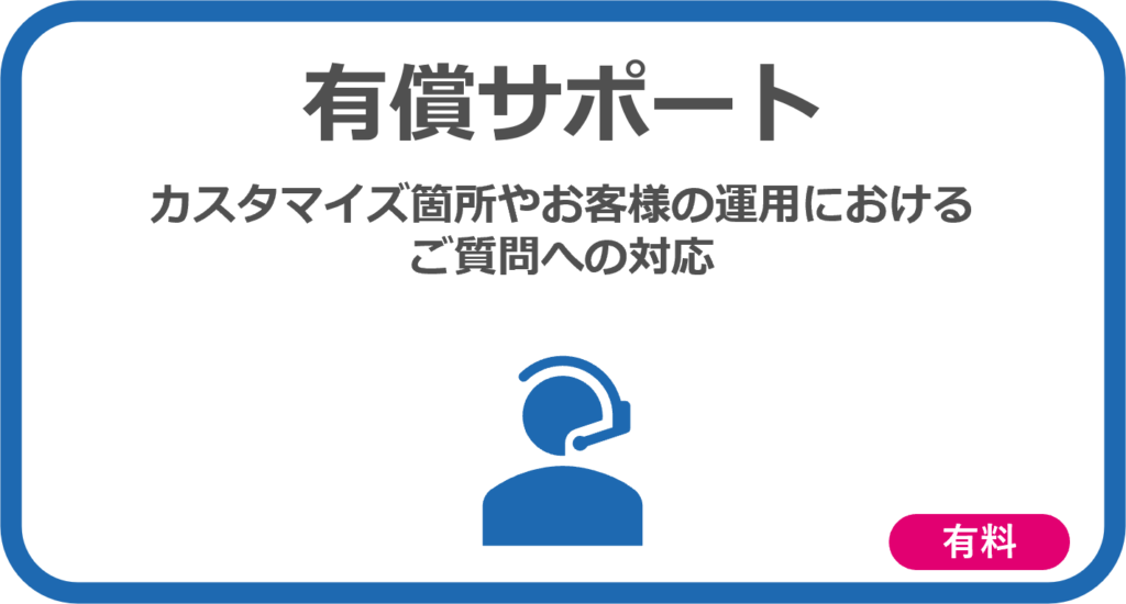 有償サポート